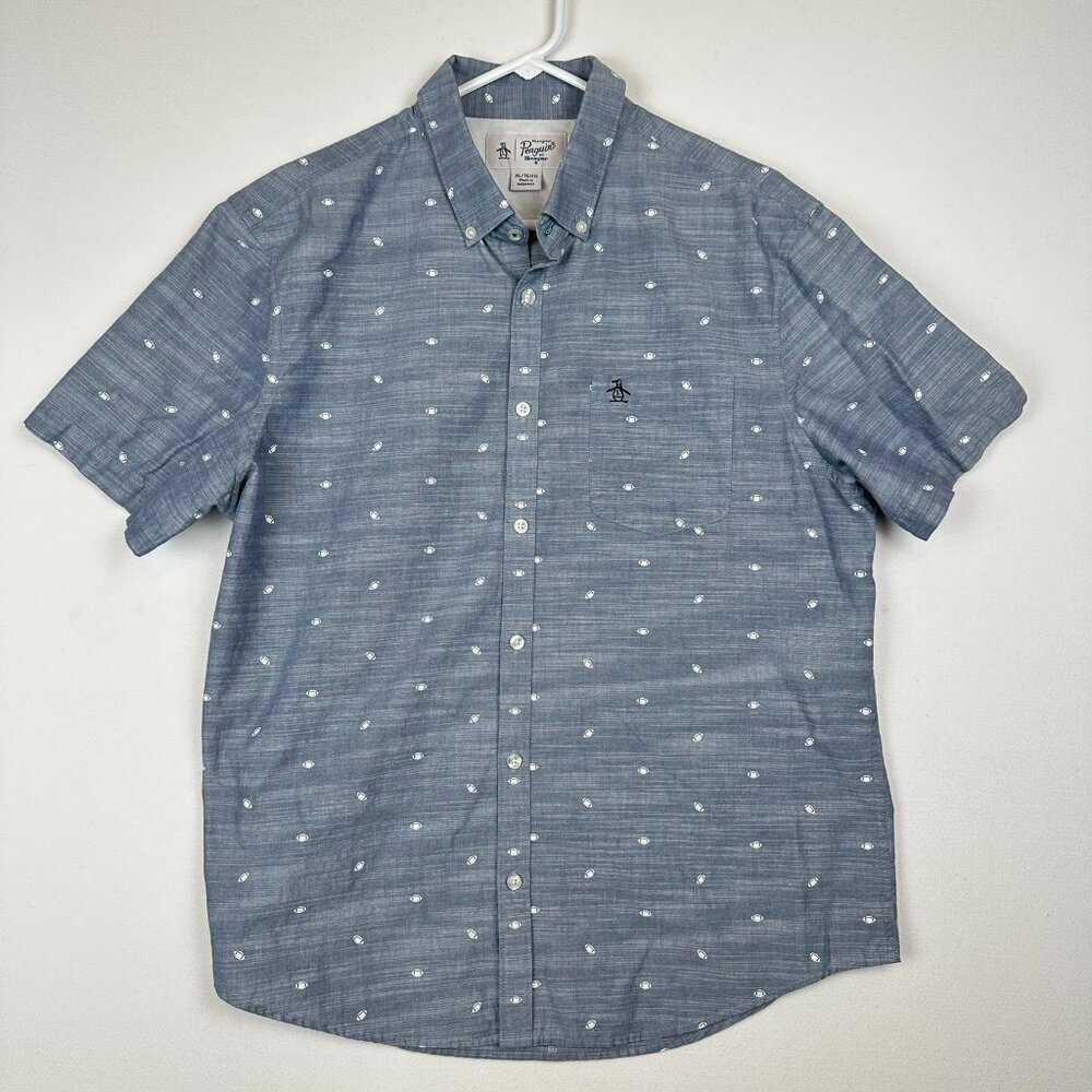 Penguin SS Shirt Football Motif